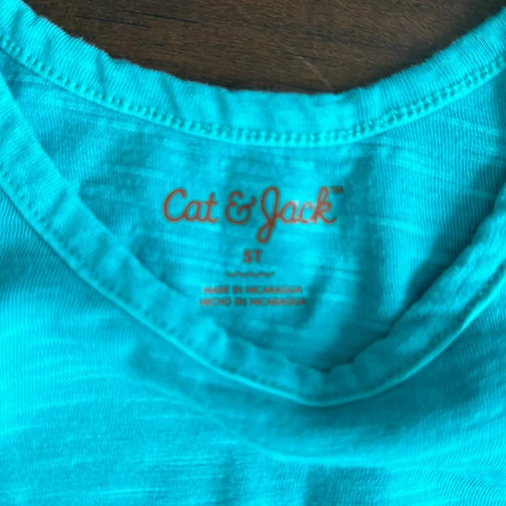 Girls tank top bundle, 5T, Cat & Jack, thistle and teal! - Picture 3 of 7